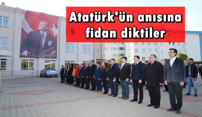 ALKÜ Atatürk’ün anısına 300 fidan dikti