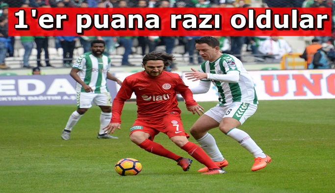 Atiker Konyaspor 1 Antalyaspor 1