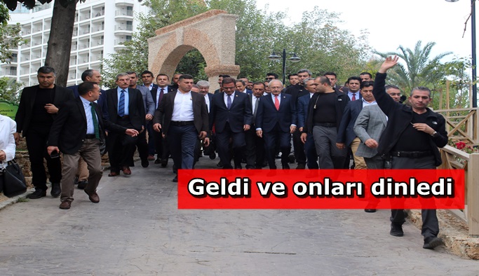 Kılıçdaroğlu turizmcilerle görüştü