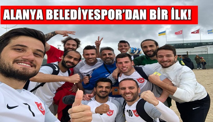 Alanya Belediyesporlu futbolcular bir ilke imza attı!