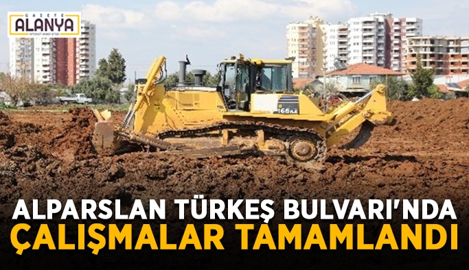 Alparslan Türkeş Bulvarı'nda çalışmalar tamamlandı