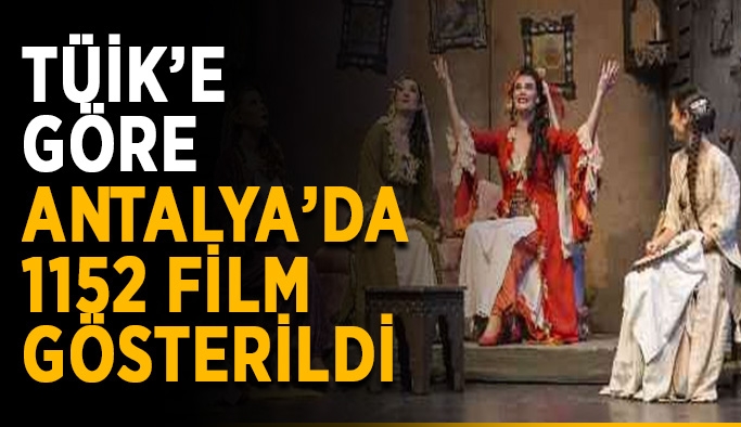 TÜİK’e göre Antalya’da 1152 film gösterildi