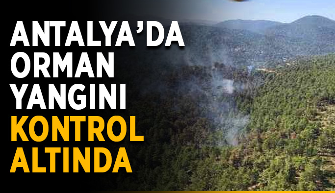 Antalya’da orman yangını kontrol altında