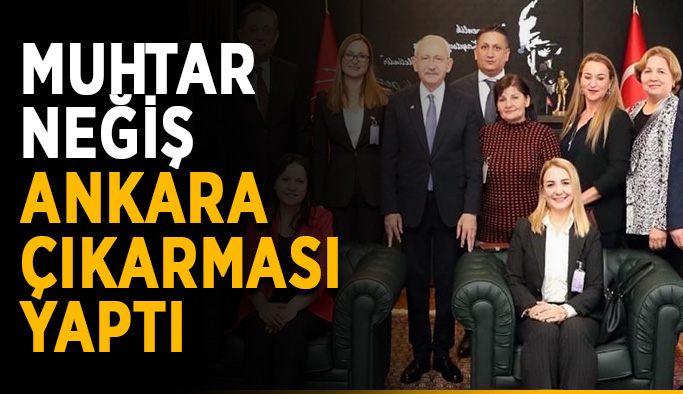 Alanya’nın kadın muhtarı Ankara çıkarması yaptı