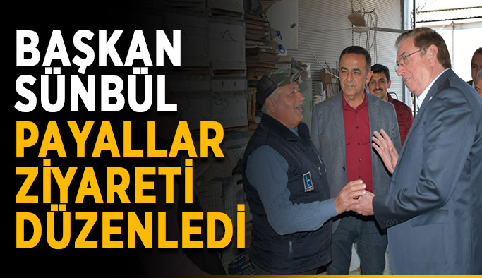 Başkan Sünbül'den Payallar esnafı ziyareti