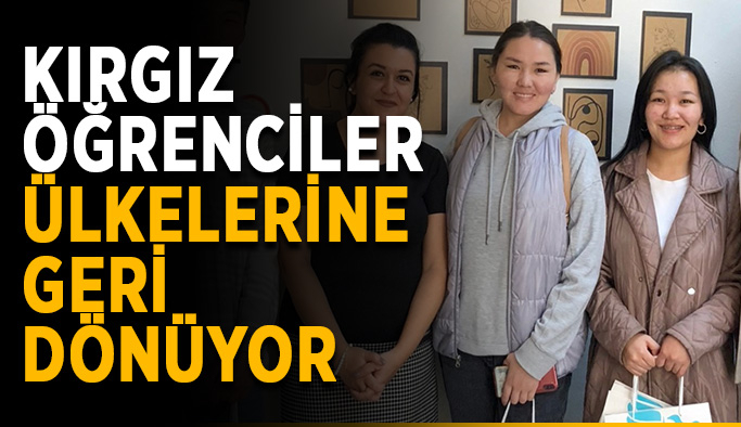 Kırgız öğrenciler ülkelerine geri dönüyor