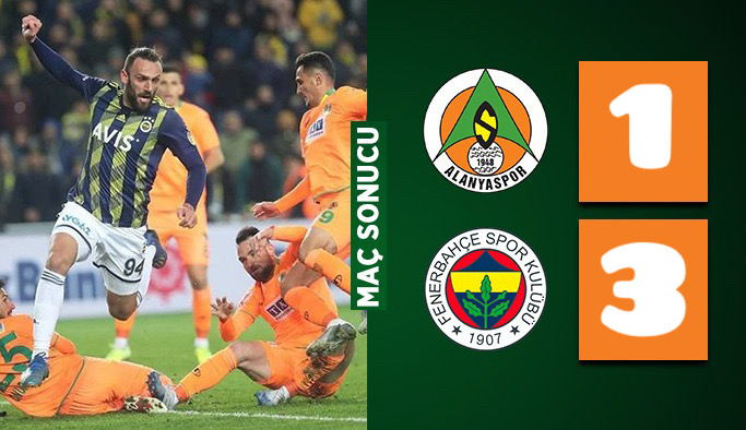 Alanyaspor, Fenerbahçe’ye ikinci yarıda yenildi