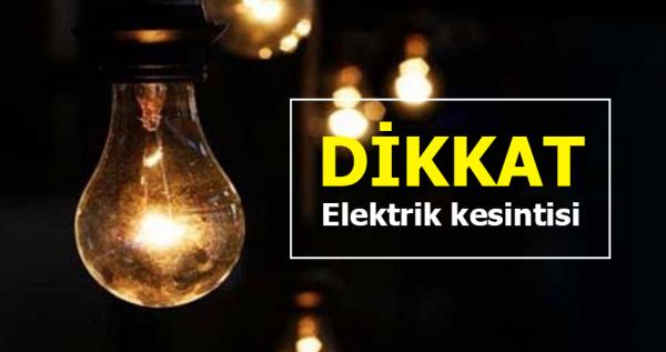 Antalya\\\\\\\'da planlı elektrik kesintisi